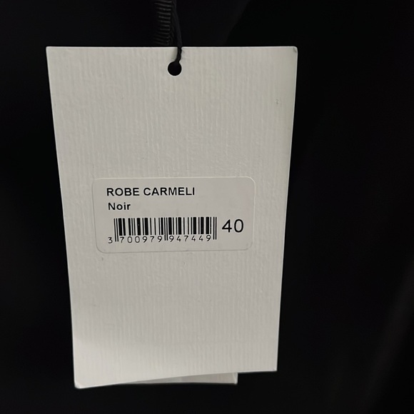 NWT Sézane Robe Carmeli, black - Picture 7 of 9